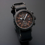 Peregrine Squadron Pilot Chronograph Quartz // Limited Edition // PSA-CH-DLC-1D // Unworn