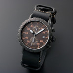 Peregrine Squadron Pilot Chronograph Quartz // Limited Edition // PSA-CH-DLC-1D // Unworn