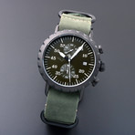 Peregrine Squadron Pilot Chronograph Quartz // Limited Edition // PSA-CH-DLC-2G // Unworn