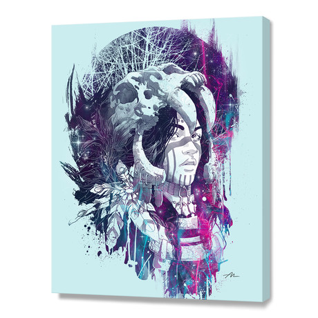 Shaman II // Stretched Canvas (16"W x 20"H x 1.5"D)