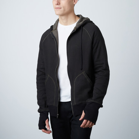 Riley Zip-Up // Forest (S)