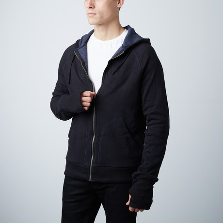 Riley Zip-Up // Black (S)