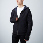 Riley Zip-Up // Black (XL)