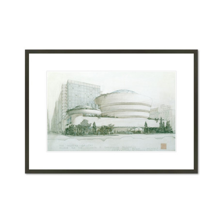 Guggenheim Museum II // 1943 (17"W x 13"H x 2"D)