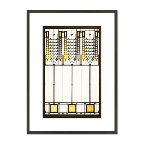 Tree of Life Window // 1904 (13"W x 17"H x 2"D)