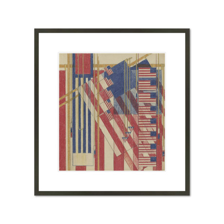 The Flag // 1928 (14"W x 15"H x 2"D)