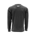 Baja Long Sleeve Sweatshirt // Charcoal + Pebble (XL)