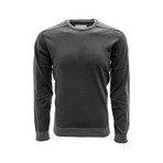 Baja Long Sleeve Sweatshirt // Charcoal + Pebble (S)