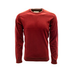 Baja Long Sleeve Sweatshirt // Terracotta + Java (XL)