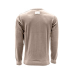 Baja Long Sleeve Sweatshirt // Light Khaki + Java (S)