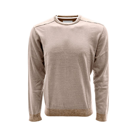 Baja Long Sleeve Sweatshirt // Light Khaki + Java (S)
