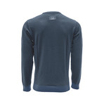 Baja Long Sleeve Sweatshirt // Slate Blue + Silk White (2XL)