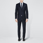 Navy Blue Suit // Slim Fit (S)