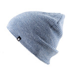 Linea Beanie // Blue + White