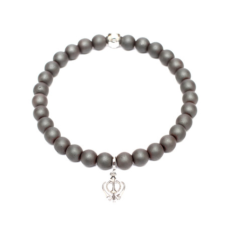 The Khalsa Charm Bracelet // Grey