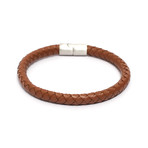 Round Braided Bracelet // Genuine Leather