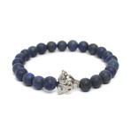 Jaguar Head Bracelet // Blue