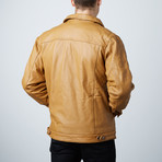 Glove Leather Jacket // Timber (M)