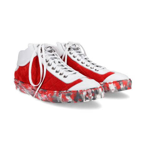 Moritz Sneakers // Red + White (Euro: 40)
