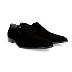 Suede Stanislaw Flat // Black (Euro: 45)