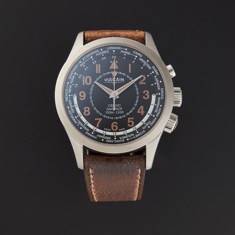 Vulcain Aviator GMT Pilot Manual Wind // 100108.333C // Store Display