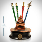 Harry Potter // Sorting Hat With Gold Pens // Limited Edition Statue