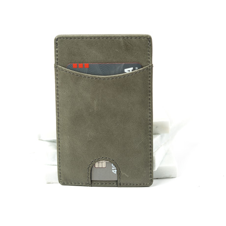 Nash Trio Wallet // Sage Green