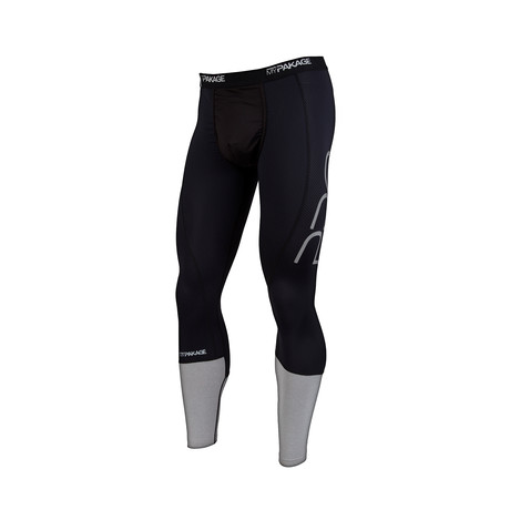 Pro Full Length Compression // Black Heather (XS)