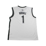 D'Angelo Russell Signed Brooklyn Nets Replica Jersey