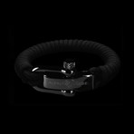 KCUF Slim Luxury Paracord Bracelet // Dark Gunmetal (Small)