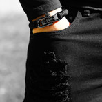 KCUF Slim Luxury Paracord Bracelet // Dark Gunmetal (Small)