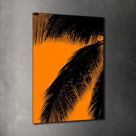 Orange Palm // Acrylic (12"W x 18"H)