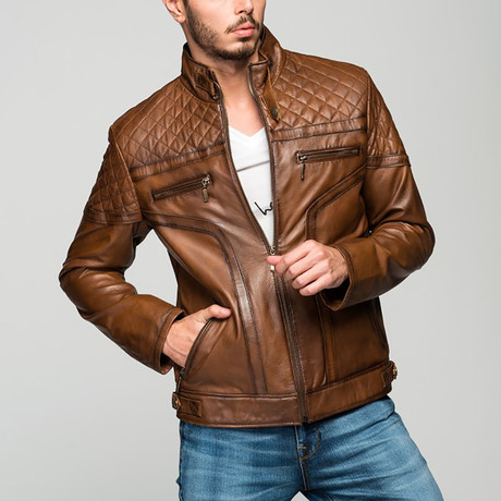 Moto Jacket // Antique Brown (XS)