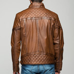 Moto Jacket // Antique Brown (XS)