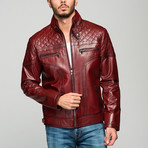 Moto Jacket // Claret Red (L)