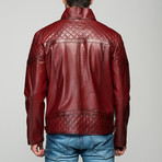 Moto Jacket // Claret Red (XL)