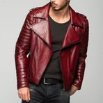 Cross Jacket // Claret Red (M)