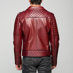 Cross Jacket // Claret Red (XL)