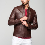 Smooth Jacket // Red Brown (2XL)