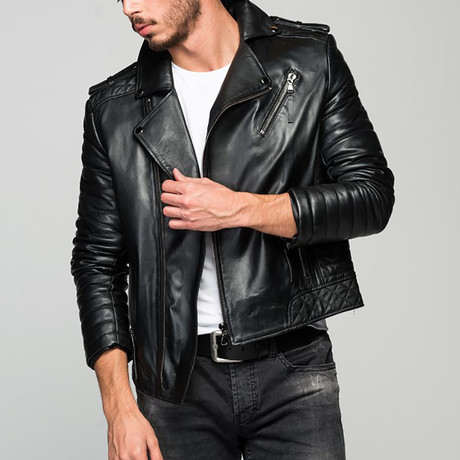 Leather Jacket // Black (XS)