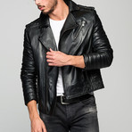 Leather Jacket // Black (2XL)