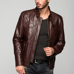 Gavin Jacket // Red Brown (XS)