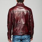 Double Line Jacket // Claret Red (2XL)