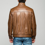 Shoulder Snap Jacket // Antique Brown (L)