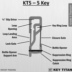 KT5 Carabiner // Orbital Grey (Set of 1)