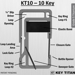 KT10 Carabiner // Silver (Set of 1)