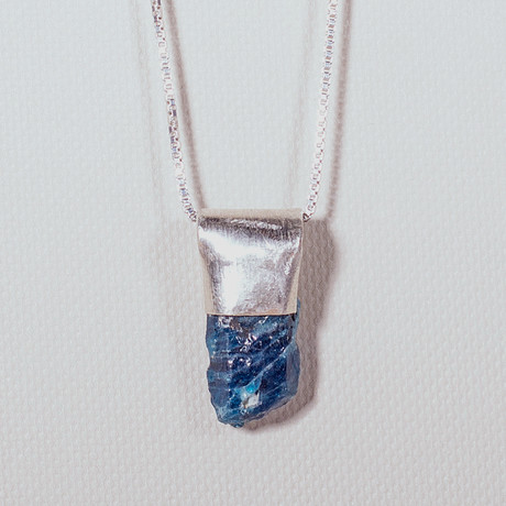 Apatite Silver Necklace