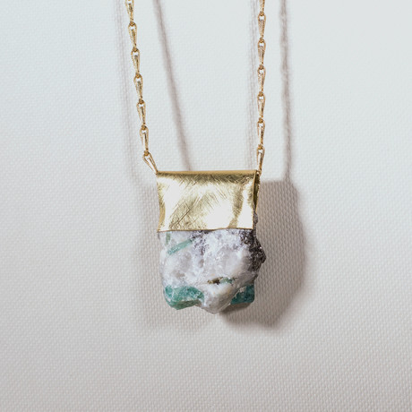 Emerald Quartz Necklace