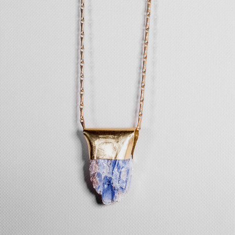 Long Chain Kyanite Necklace