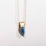 Labradorite Necklace // Blue